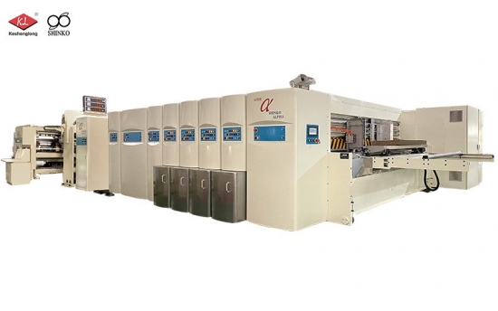 High speed flexo printing machine